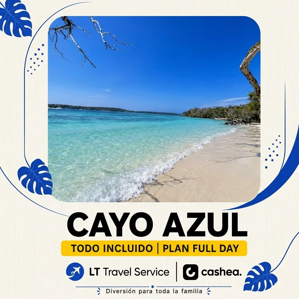 Cayo Azul mas paseo TODO INCLUIDO